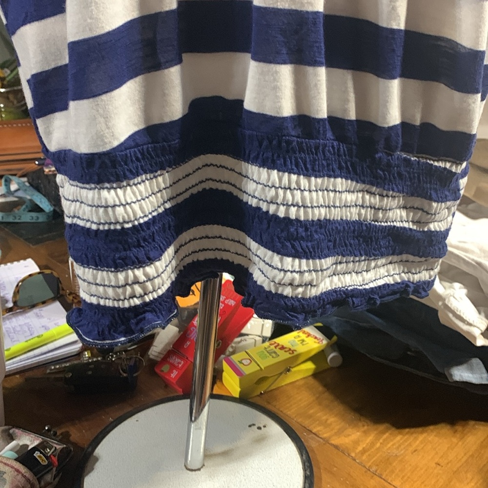 Blue and white stripped top - Picture 3 of 4
